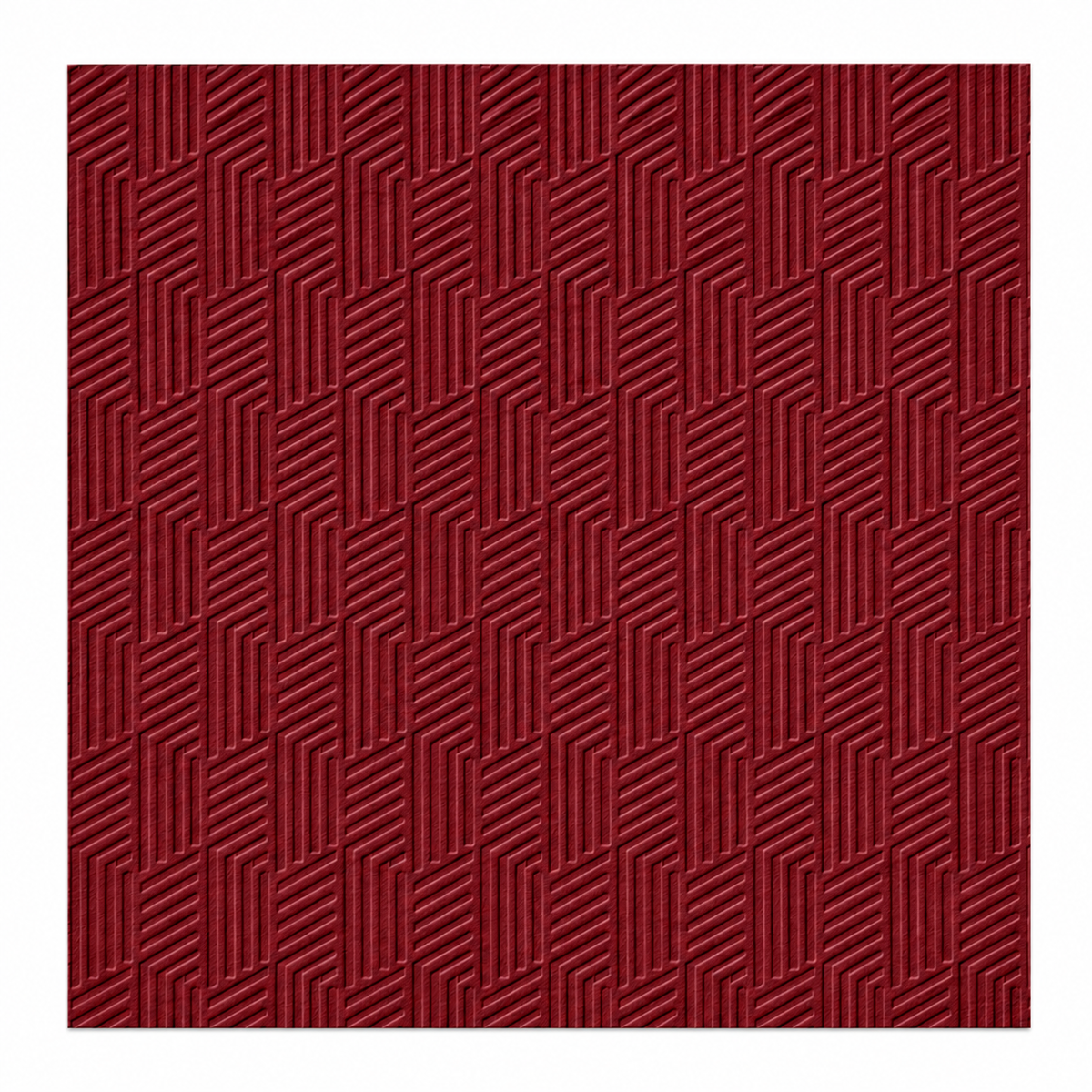 Textured Dark Red Paper Napkins | 20 Pack