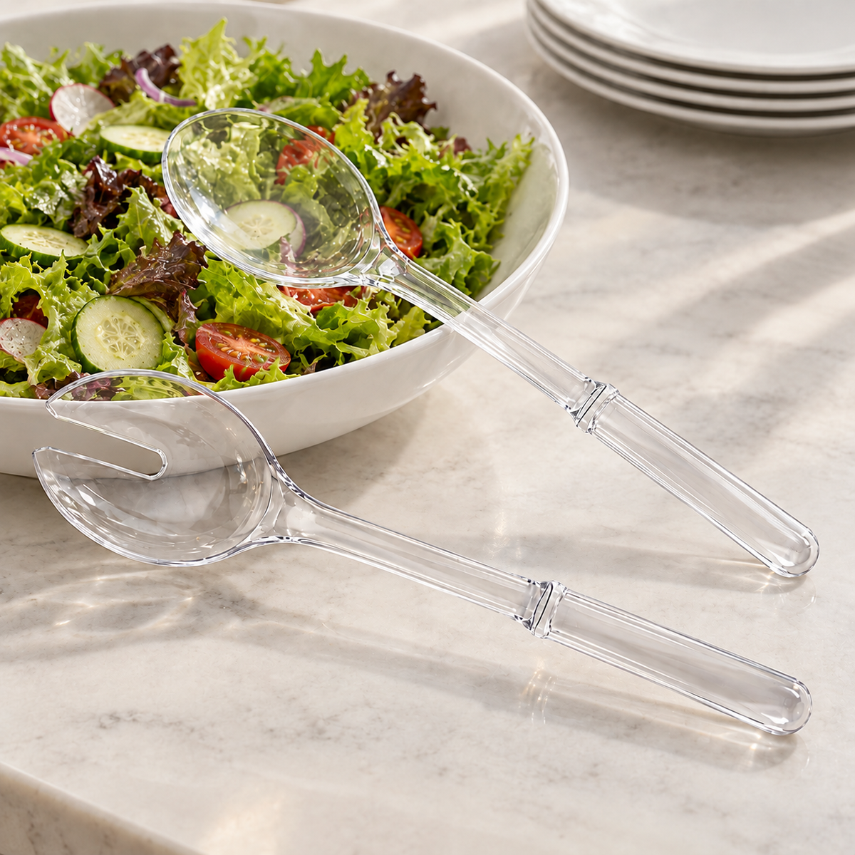 Salad Servers Plastic | 2 Pack