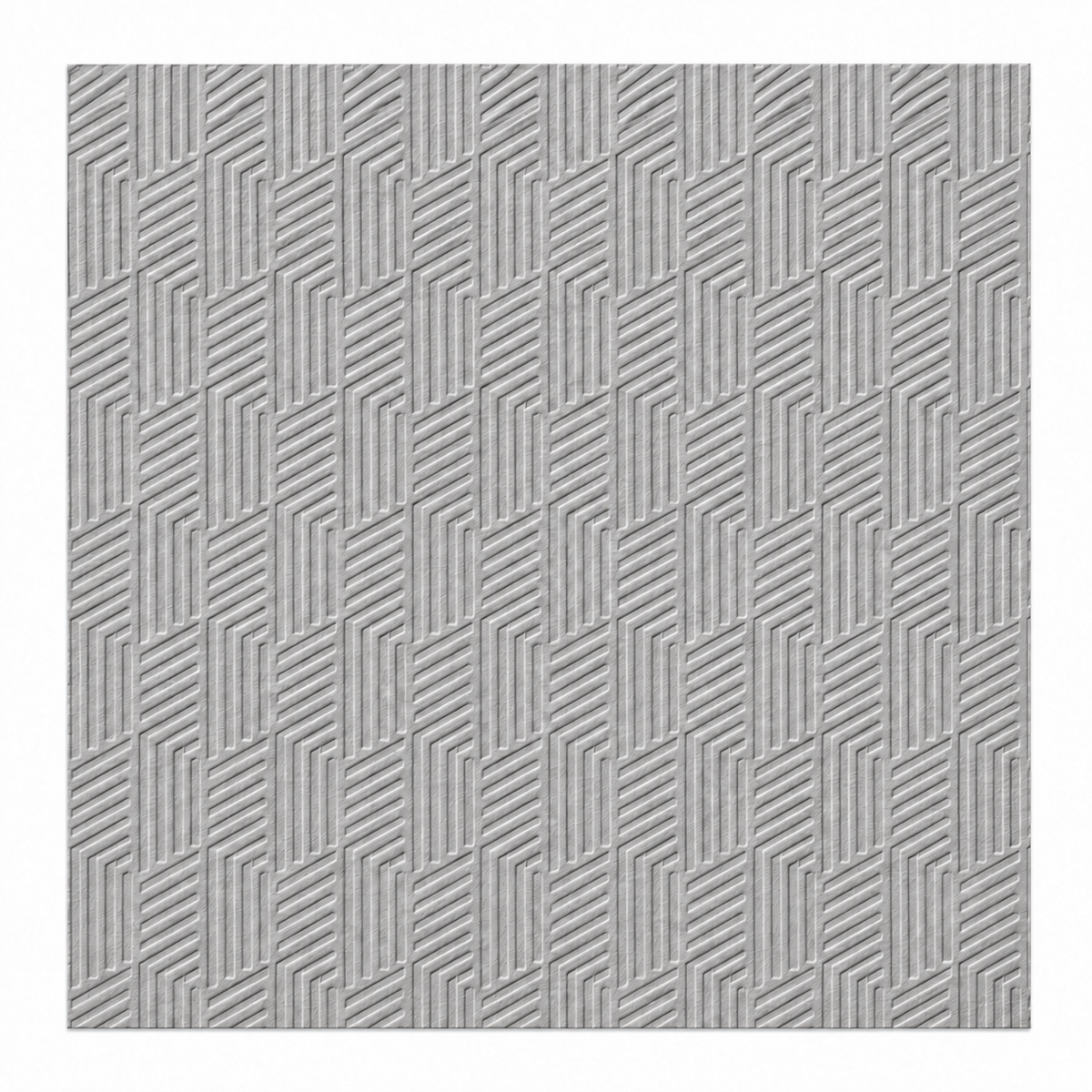 Textured Silver Paper Napkins | 20 Pack