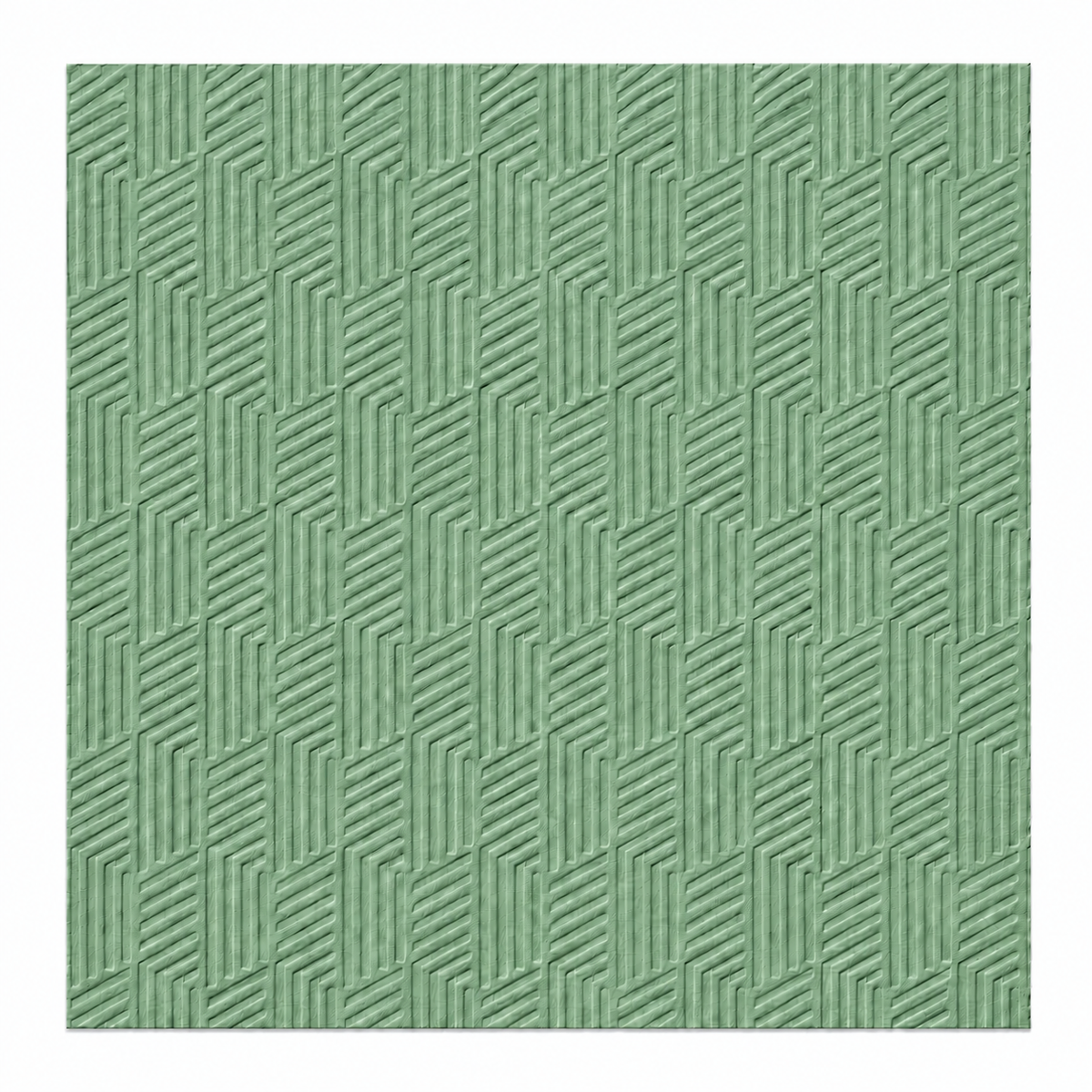 Textured Green Paper Napkins | 20 Pack