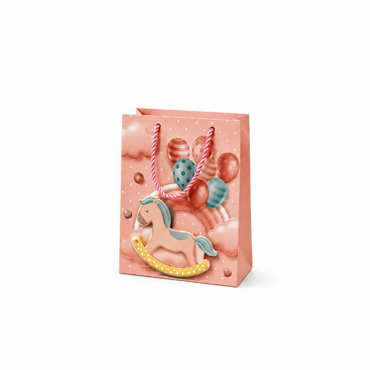 Pink Baby Girl Small Gift Bag | 1 pack