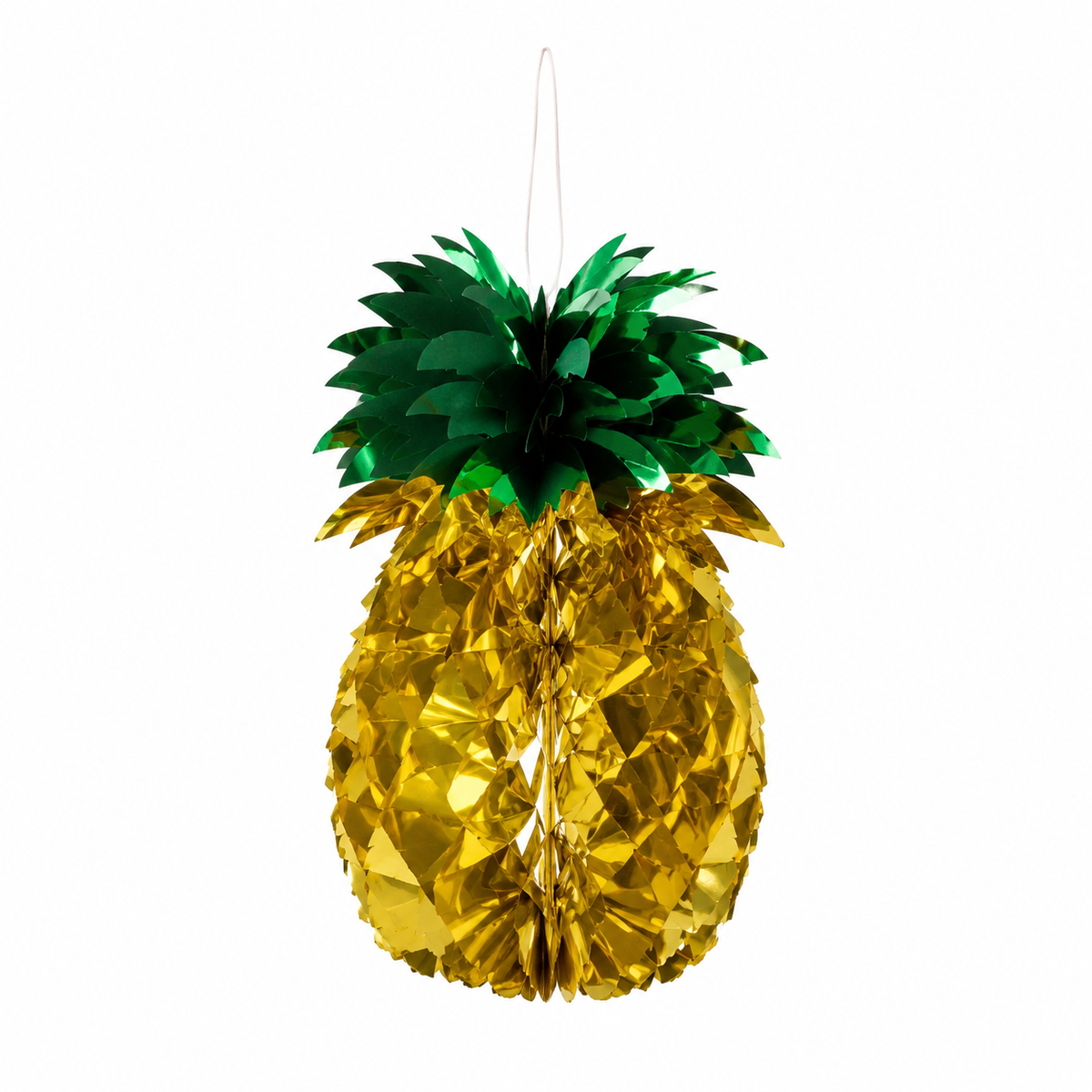 Pineapple Foil Decoration 25cm | 1 Pack