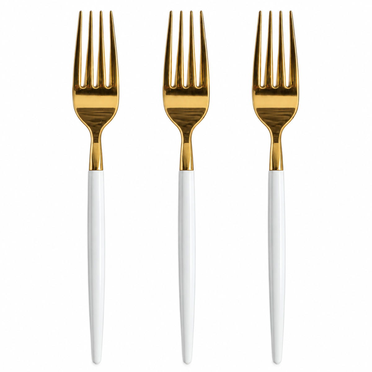 Fork Gold White | 20 Pack