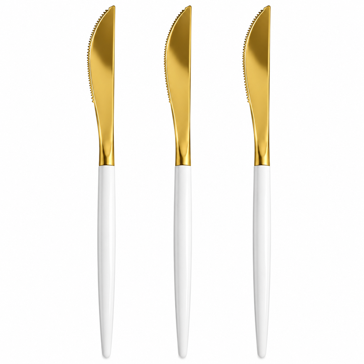 Knife Gold White | 20 Pack