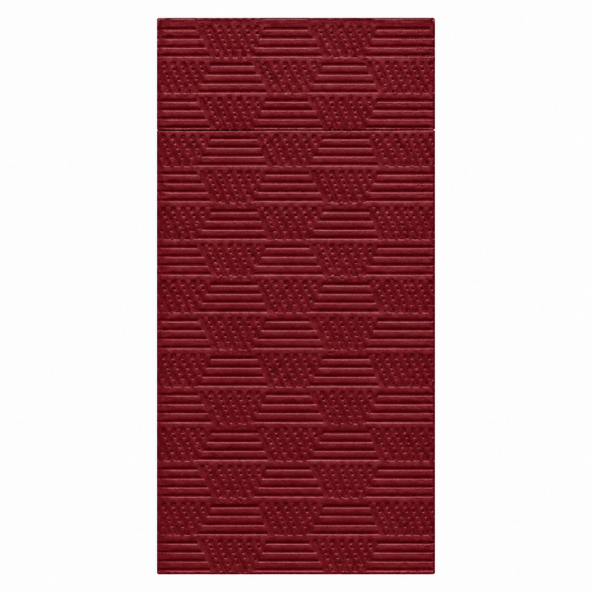 Burgundy Texture Pocket Napkins | 16 Pack
