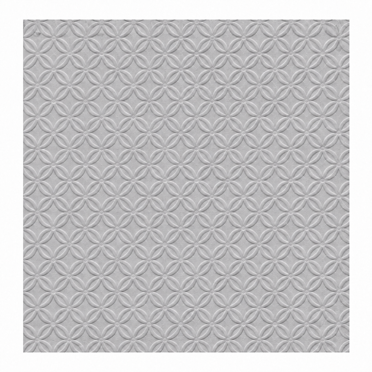 Embossed Texture Light Grey Paper Napkins | 20 Pack