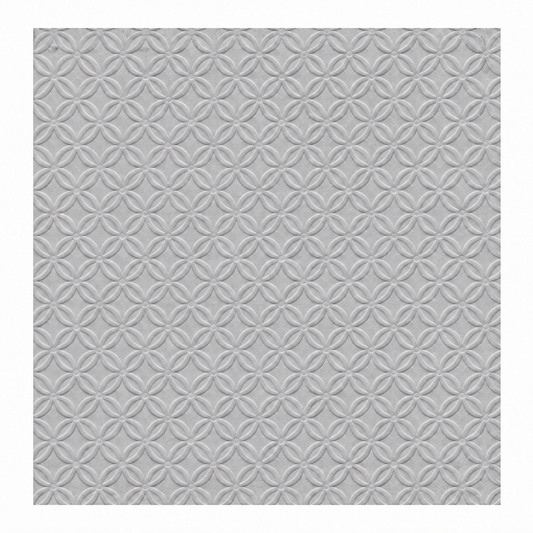 Embossed Texture Light Grey Paper Napkins | 20 Pack