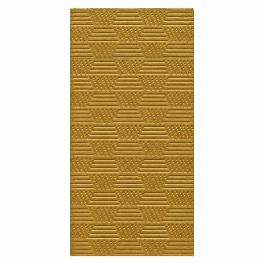 Gold Texture Pocket Napkins | 16 Pack