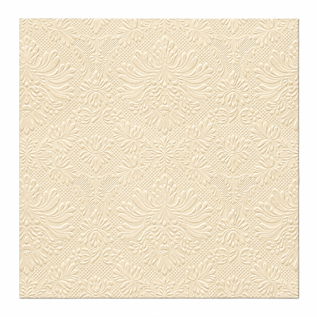 Embossed Classic Cream Napkins | 20 Pack