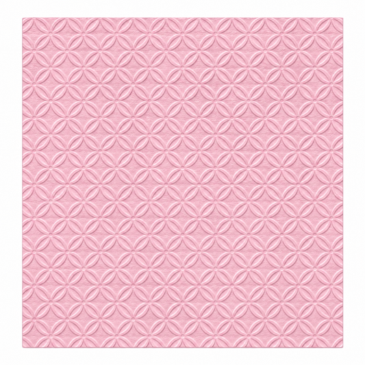 Embossed Light Pink Texture Paper Napkins | 20 Pack