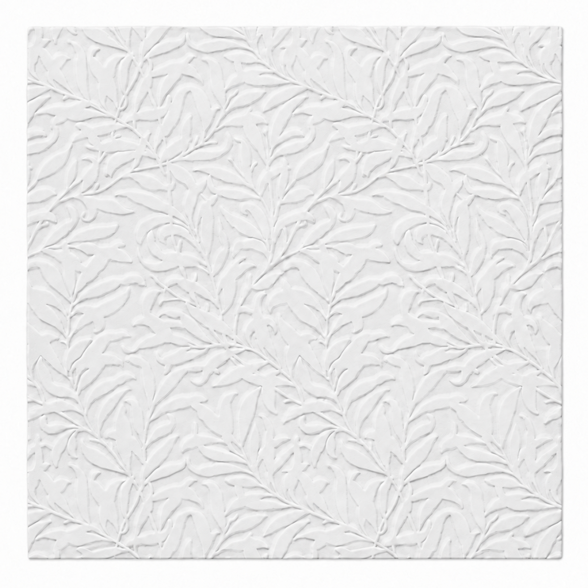 Embossed Floral White Paper Napkins | 20 Pack