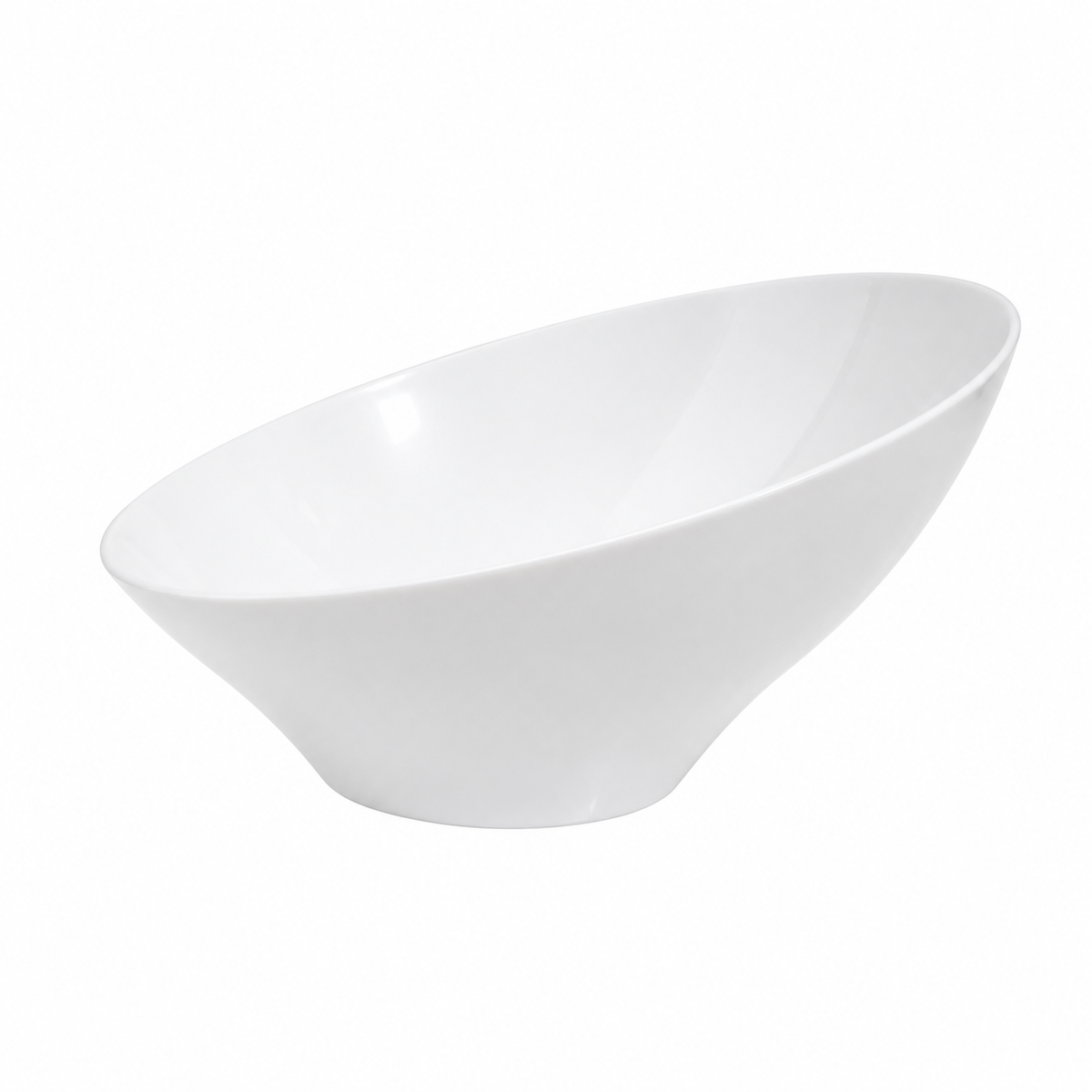Angled Small Dip Bowl White 6oz | 3 Pack