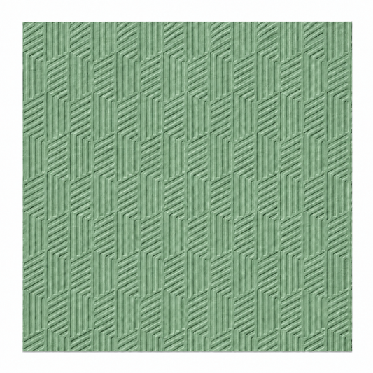 Textured Green Paper Napkins | 20 Pack