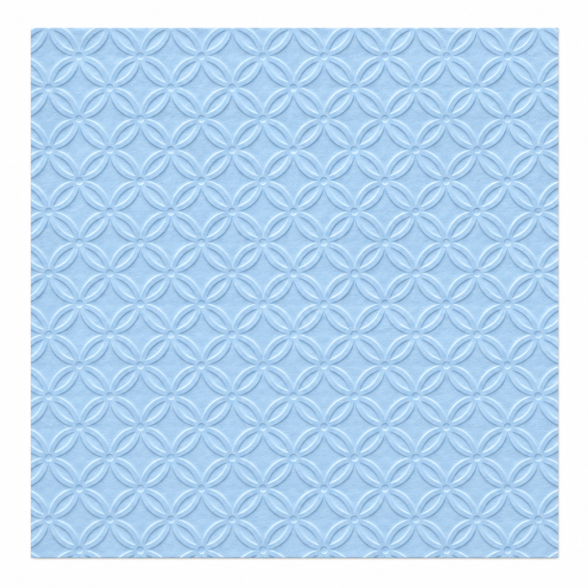 Embossed Light Blue Texture Paper Napkins | 20 Pack