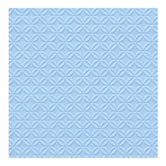 Embossed Light Blue Texture Paper Napkins | 20 Pack