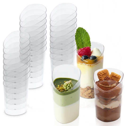 Teardrop Dessert Cup 80ml - 5 Pack