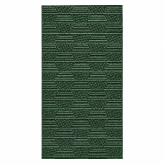 Forest Green Texture Pocket Napkins | 16 Pack