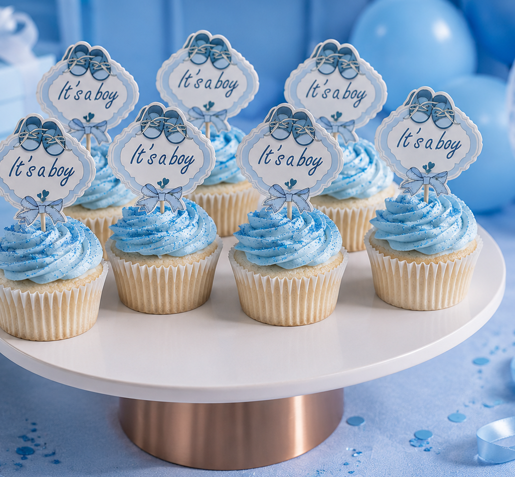 Baby Boy Cocktail Sticks
