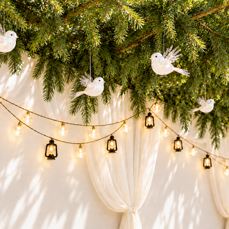 Black Lamp String Lights |  1.5M