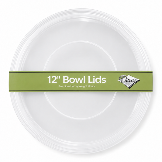 Lid for Plastic Reusable Salad Bowl 12" Clear