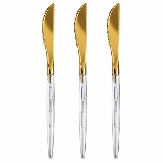 Knife Clear Gold | 20 Pack