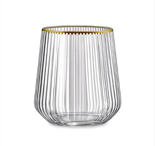 Clear Stemless Plastic Wine Glasses 12oz | 6 Pack