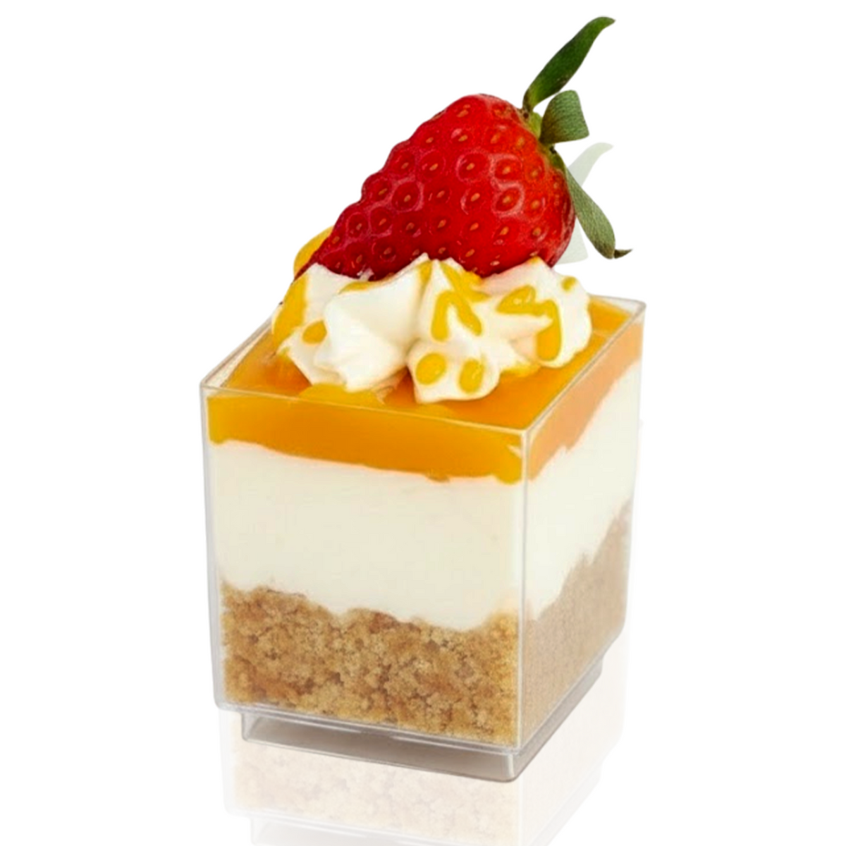 Cube Dessert Cup 60ml -  10 Pack
