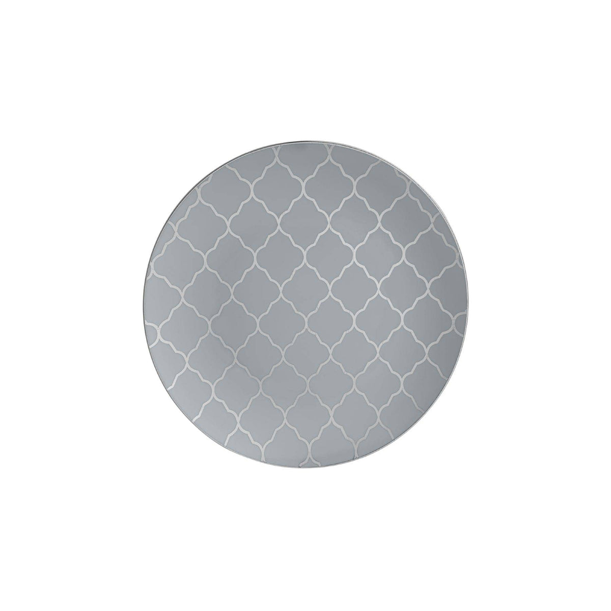 Silver Lattice Appetizer Plates | 10 Pack