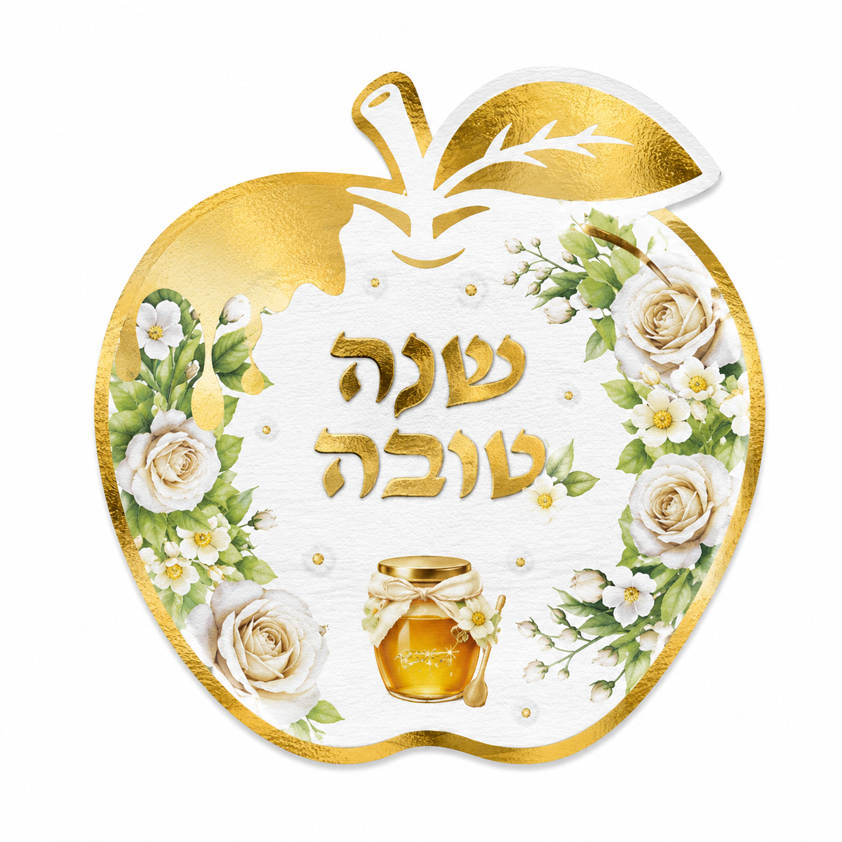 Flower Apple Napkins | 12 Pack