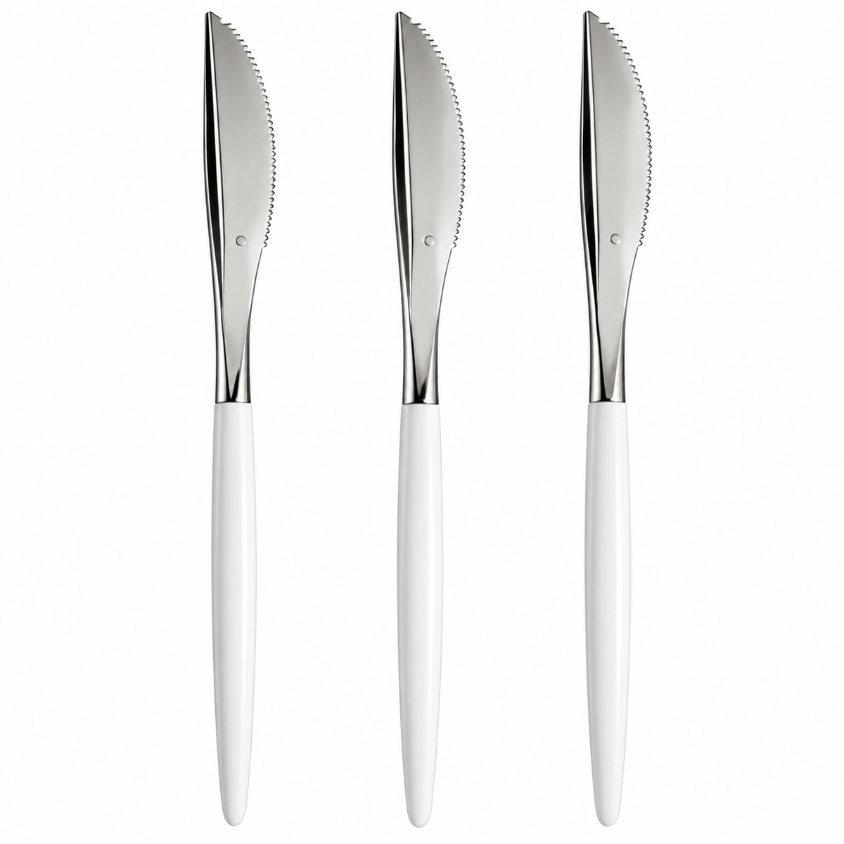 Knife White Silver | 20 Pack