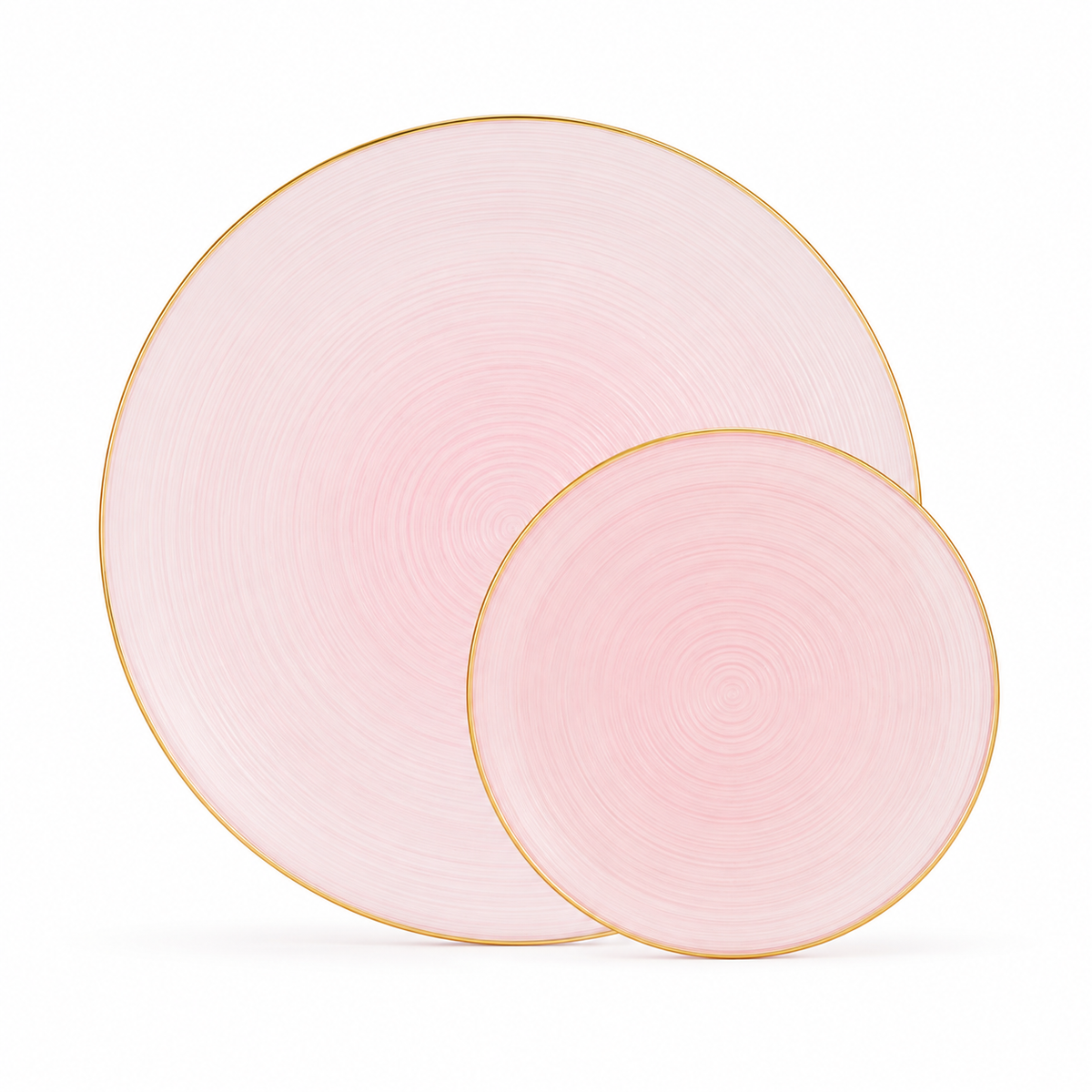 Infinity Pink Gold Plates | 20 pack