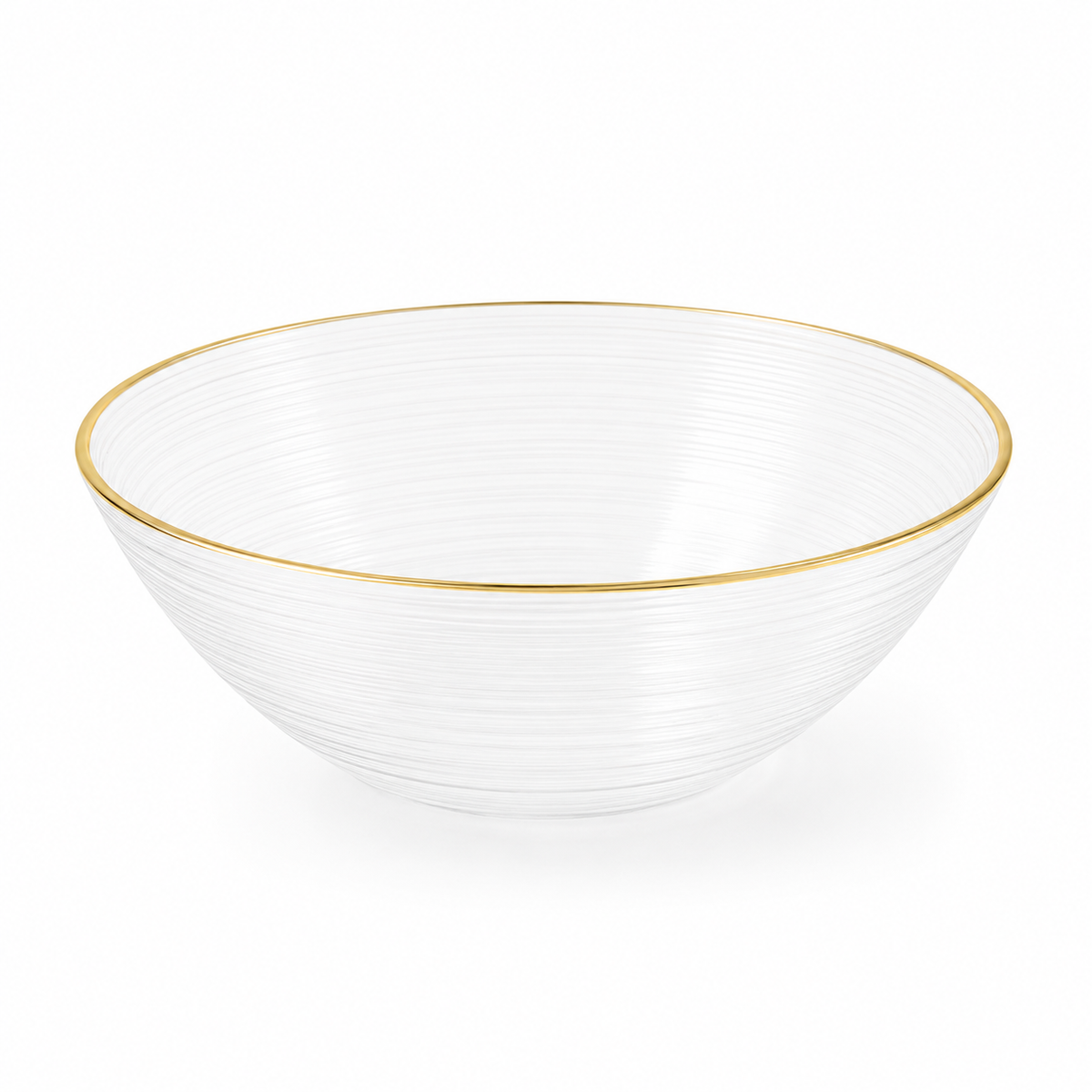 Regal Collection 16oz Bowl Clear/Gold | 10 pack