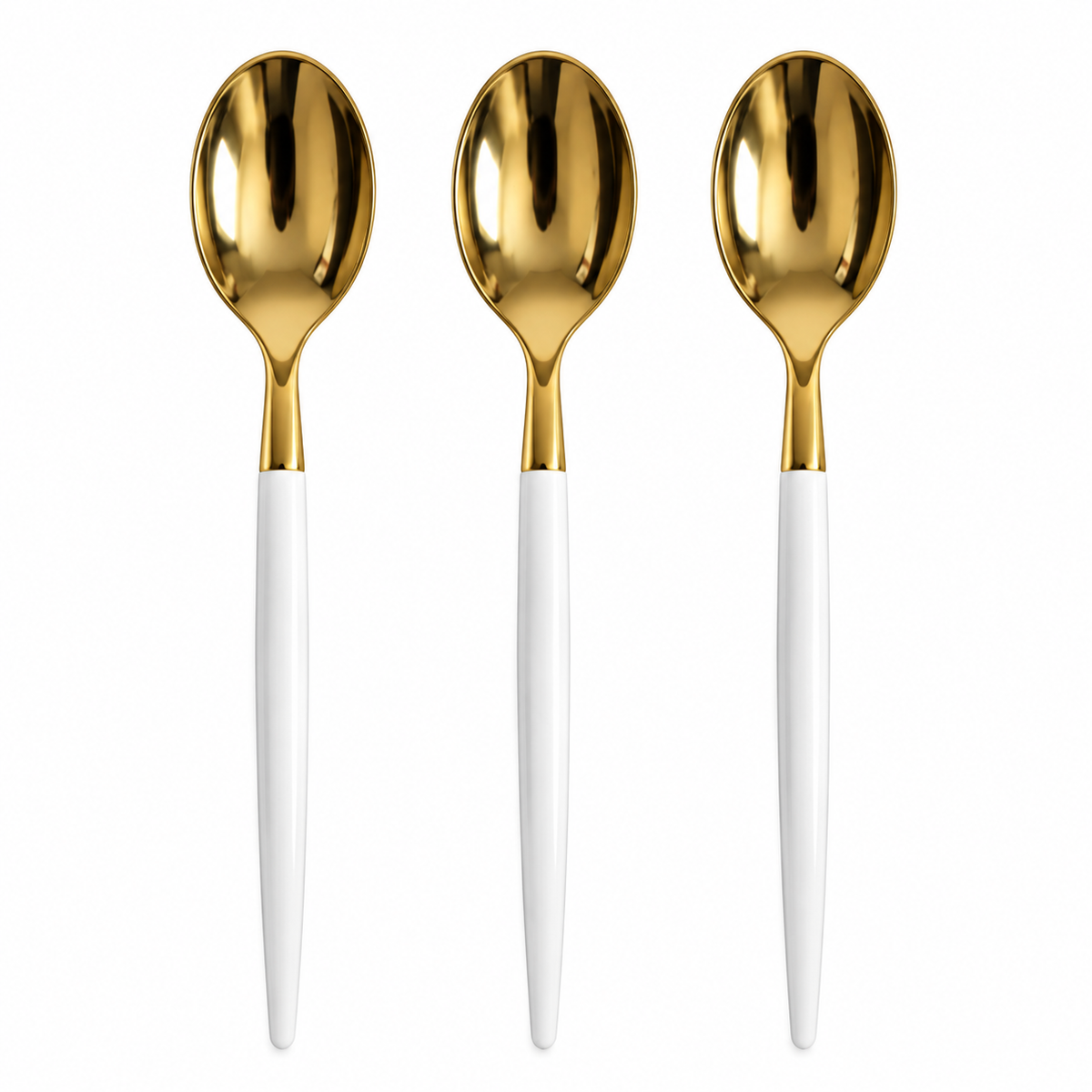 Spoon Gold White | 20 Pack