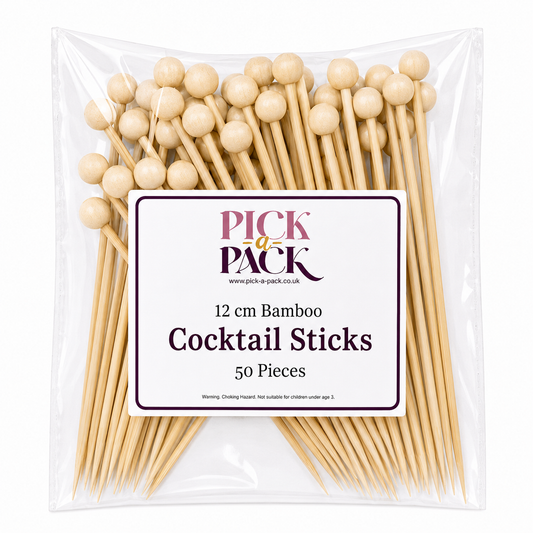 Wooden Bead Cocktail Sticks